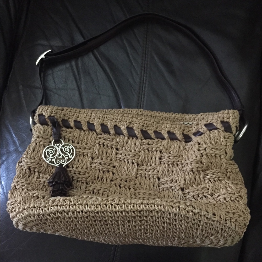 Brighton straw purse